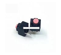 10-100PCS HUANO Mute Button 6 * 6 * 7.3 Silent Switch Wireless Wired Button Switch 6X6X7.3MM NWPNLXEA(10 million Pink,100PCS)