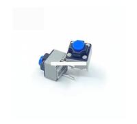 10-100PCS HUANO Mute Button 6 * 6 * 7.3 Silent Switch Wireless Wired Button Switch 6X6X7.3MM NWPNLXEA(3 million Blue,10PCS)