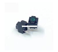 10-100PCS HUANO Mute Button 6 * 6 * 7.3 Silent Switch Wireless Wired Button Switch 6X6X7.3MM NWPNLXEA(3 million Green,50PCS)