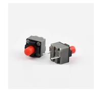 10-100Pcs Mute button 6 * 6 * 4.3/7.3/9.5mm square Silent switch button Tact Switch 6x6x4.3MM 6x6x7.3MM 6x6x9.5MM NWPNLXEA(9.5H,10PCS)