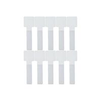 10/100pcs Reusable Cable Ties Self-Adhesive Power Cord Holder Adjustable Storage Desktop Organiser Manager pour Câbles(White,10pcs)