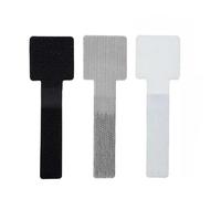 10/100pcs Reusable Cable Ties Self-Adhesive Power Cord Holder Adjustable Storage Desktop Organiser Manager pour Câbles(Mix,100pcs)