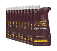 10 (10x1) Litre Mannol Dexron II Automatique Transmission / Atf Huile/Assistée
