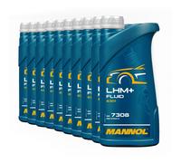 10 (10x1) Litre Mannol Lhm + Huile Hydraulique Central / / pour PSA B 712710