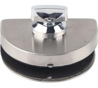 10-12mm sans cadre porte en verre simple serrure acier inoxydable pas de perçage porte coulissante pour salle de bain bureau