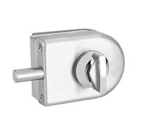 10~12mm Verrou De Verrouillage De Porte En Verre En Acier Inoxydable , Bouton Rotatif Verrou Ouvert/Fermé Verrou Au Sol Pour La Maison Hôtel Salle De Bains Utilisation Demi Rond
