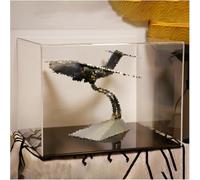 10 15 20 25 30 35 40 Boîte à Trophées en Plastique De 45 Cm, Vitrine en Acrylique D’Une Seule Pièce avec Base Noire, Vitrine Transparente pour Anniversaire, One Color, 45x40x30cm/18x16x12 inch
