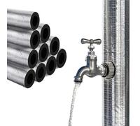 10/15/20/30mm Tuyau Isolation Tuyau en Caoutchouc, 16~219mm Tuyau Mousse Calorifugeage De La Tuyauterie, Isolation de Tuyau en Aluminium Auto-adhésif pour Climatiseur((ID)43MM x (TK)30MM x (L)0.95M)