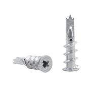 10/20/25 chevilles autoperceuses en acier allié au zinc 13 * 41 mm for plaques de plâtre et cloisons creuses(25pcs,A Type)