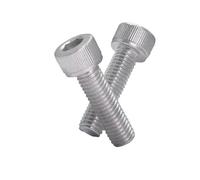10/20/30/50pcs Vis En Aluminium Vis À Six Pans Creux 6061 En Alliage D'aluminium Boulons À Tête Cylindrique Vis En Aluminium M5 M6 M8(16mm,M5 (50PCS))