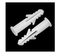 10/20/30 chevilles d'expansion blanches en plastique for tubes et tuyaux, compatibles avec les vis autotaraudeuses.(M8x35 (30pcs))