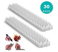 10/20/30 pièces pointes répulsif chat plastique répulsif pour oiseaux Anti Pigeon Anti-oiseau écureuil clôtures de jardin contrôle pointes transparentes 20pcs