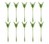 10/20/30 PIÈCES Porte-Serviettes Floral Pliant Kit Simple Rose Conception Table Paramètre Accessoire Facile BRICOLAGE Décor Romantique(10PCS)