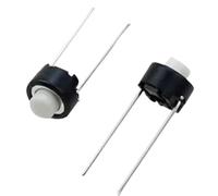 10/20/50/100 pièces 10 interrupteurs Tactiles 6 * 6 * 5 Wh ite interrupteurs tactiles noirs 6 * 6 * 5mm interrupteurs à bouton-poussoir Tactile DIP(100PCS)