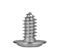 10/20/50/100 pièces M1.7 M2 .3 .6 M3 .5 M4 M5 304 tête ronde croisée en acier inoxydable avec rondelle vis autotaraudeuse longueur: 4mm-6mm(4mm,M4(20Pcs))