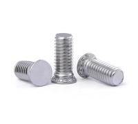 10/20/50/100 pièces M2.5 M3 M4 M5 M6 304 acier inoxydable Rivet vis plaque boulon attaches(35mm,M4 10pcs)