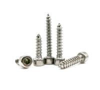 10/20/50/100 pièces M2 M2.6 M3 M3.5 M4 M5 M6 304 Acier Inoxydable Allen hexagonale à Six pans Creux tête Meubles Bois vis autotaraudeuse(50mm,M5 20pcs)