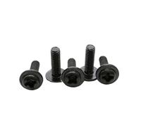 10/20/50/100 Pièces PWM M1.4 M2.5 M3.5 M4 M5 Boulon À Tête Cylindrique Cruciforme En Acier Au Carbone Noir Avec Rondelle(M1.4x3mm (100pcs))