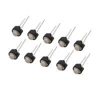10/20/50Pcs 6x6x5mm Tact Push Button Switch DIP Round Switch 2Pin ON/OFF 6 * 6 * 5mm Switches NWPNLXEA(50Pcs)