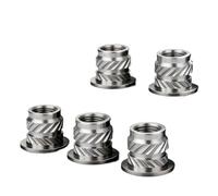 10/20/50pcs Écrous À Bride En Acier Inoxydable M2M2.5 Soudage Inserts Filetés Écrou Impression 3D