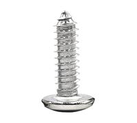 10/20/50pcs M2 .3 .6 M3 M4 M5 M6 304 vis taraudeuses à tête cylindrique ronde encastrée en acier inoxydable longueur: 18mm-25mm(18mm,M5 10pcs)