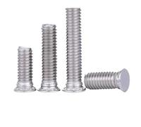 10/20/50pcs pièces M2.5 M3 M4 M5 M6 304 acier inoxydable pression rivetage vis plaque de pressage tôle Rivet boulon(M4x8(50pcs))