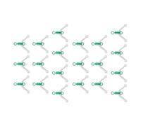 10/20 pcs 8 anneaux en forme de contacteur ligne de pêche bifurcation émerillons sous-ligne séparateur anti-enchevêtrements ligne de pêche bifurcation espace émerillons anneaux contacteur dispositif