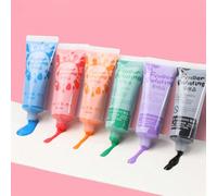 10/20 pièces Fournitures de peinture au doigt Gouache Pigment DIY Artisanat Peinture, Peinture au doigt lavable, Fournitures d'art amicales pour la peinture manuelle DIY et l'artisanat, Peinture pour 