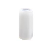 10/20 PIÈCES M2 .5 M3 M4 M5 M6 En Nylon Blanc Hex Entretoise PCB Support Panneau Colonne Rack Piliers Plastique Carte Mère(White 60mm (10pcs),M4)