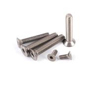 10/20 pièces M2 M2.5 M3 M4 M5 M6 GR2 titane pur six pans creux vis à tête fraisée plate(M2X3 (S1.3) 20PCS)