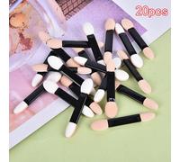 10/20 Pièces Maquillage Cosmétique Paillettes Pigment Brosse Nail Art Outil Ensemble Éponge Poudre Bouffée Brosse À Ongles Double Face Ombre À Paupières Stick