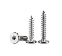 10-200 pièces M2/M2.3/M2.6/M3/M3.5/M4/M5/M6 acier inoxydable 304 vis auto-taraudante à tête mince et douille hexagonale, M4x20mm