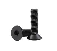 10-200pcs M2/M2.5/M3/M4/M5/M6/M8 Vis machine à tête enfichée à six pans creux en acier au carbone, M8x25mm