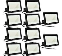 10 * 200W Projecteur LED,spot led extérieur 20000LM Super Brillant Projecteur LED Exterieur IP66 Etanche Projecteur Exterieur Led 6500K Blanc Froid Projecteur Led pour Garage, Jardin, Terrace, Cour