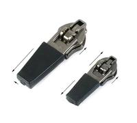10/20Pcs 3# 5# Anti-chargement Fermeture Éclair Étanche Curseur Tête Installation Inversée pour Fermetures Éclair Invisibles en Nylon DIY Sac Accessoires-Noir,No5,10Pcs