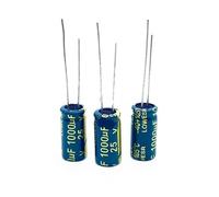 10-20pcs/lot 25V 1000UF Low ESR/Impedance high frequency aluminum electrolytic capacitor 1000UF25V 25v1000uf 20% EKFBQBGW(20pcs)