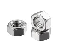 10#24 304 Stainless Steel Hex-Nuts (50pcs)