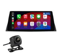 10.25 Pouces Autoradio Android pour BMW E60 E61 2009-2010 avec CIC System | CarPlay Sans Fil, Android Auto, Écran Tactile, DSP, WiFi 4G, Caméra Recul, Commandes au Volant, Bluetooth, FM AM RDS, 4+32Go
