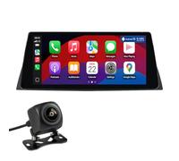 10.25 Pouces Autoradio Android pour BMW E60 E61 2009-2010 avec CIC System | CarPlay Sans Fil, Écran HD 1920x720, Navigation Offline/Online, Mains Libres Bluetooth, Caméra, 4G WiFi, DSP, FM RDS, 8+128Go