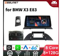 10.25 pouces autoradio pour BMW X3 E83 2004-2010 Android Auto Carplay autoradio multimédia lecteur vidéo GPS Autoradio WIFI DSP W6 (6G-64G)