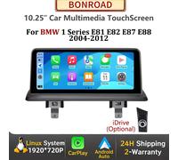 10.25'' Wireless CarPlay Android Auto Car Multimedia Player For BMW 1 Series E81 E82 E87 E88 CCC CIC GPS Navigation Touch Display Car Radio NO Factory Screen