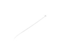 StarTech.com 10"(25cm) Cable Ties, 1/8"(4mm) wide, 2-5/8"(68mm) Bundle Diameter, 50lb(22kg) Tensile Strength, Nylon Self Locking Zip Ties w/ Curved Tip, 94V-2/UL Listed, 100 Pack, White - Nylon...