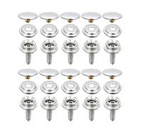 10 / 25pcs Kit De Fixation À Pression Tent Tente De Mobilier Marin Meuble En Toile Outils Couverture En Acier Inoxydable Bouton Accessoires Canopée