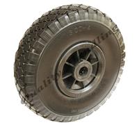 10" 260x85mm roue anti-crevaison, sans méplat, roulement à rouleaux 150kg par