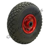 10" 260x85mm roue pneumatique en acier, chariot à roulements à billes