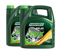 10 (2x5) Litres FANFARO 5W-40 PDX Huile Moteur -