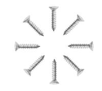 10/30/50pcs M2 M3 M4 M5 M6 304 acier inoxydable croix plate tête fraisée vis à bois autotaraudeuses petits boulons(M4x14mm)