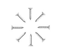 10/30/50pcs M2 M3 M4 M5 M6 304 Stainless Steel Cross Flat Countersunk Head Self Tapping Wood Screws Small Bolts(30pcs,M4.8x38mm)