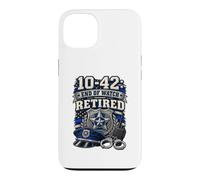 10-42 End of Watch Chemise de Policier à la Retraite Coque pour iPhone 13