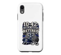 10-42 End of Watch Chemise de Policier à la Retraite Coque pour iPhone XR